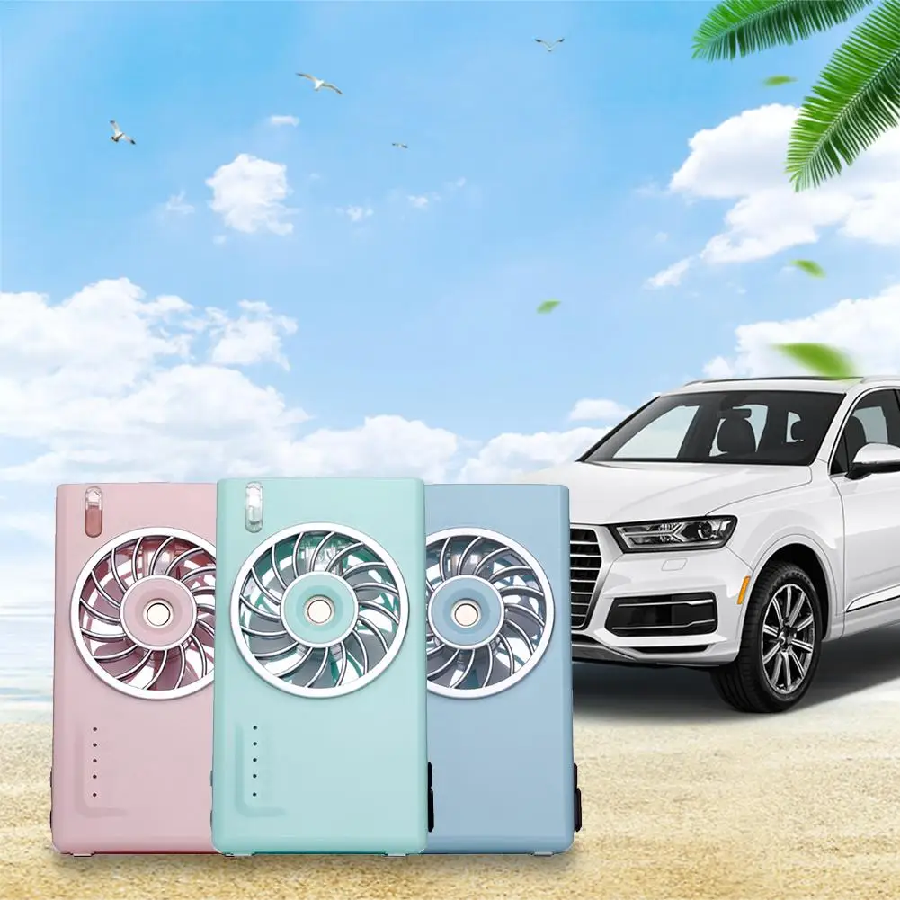 

Summer Portable 5V Car USB Small Fan 360 Degree Rotation USB Powered Car Home Office Fan Pink/Green/Blue