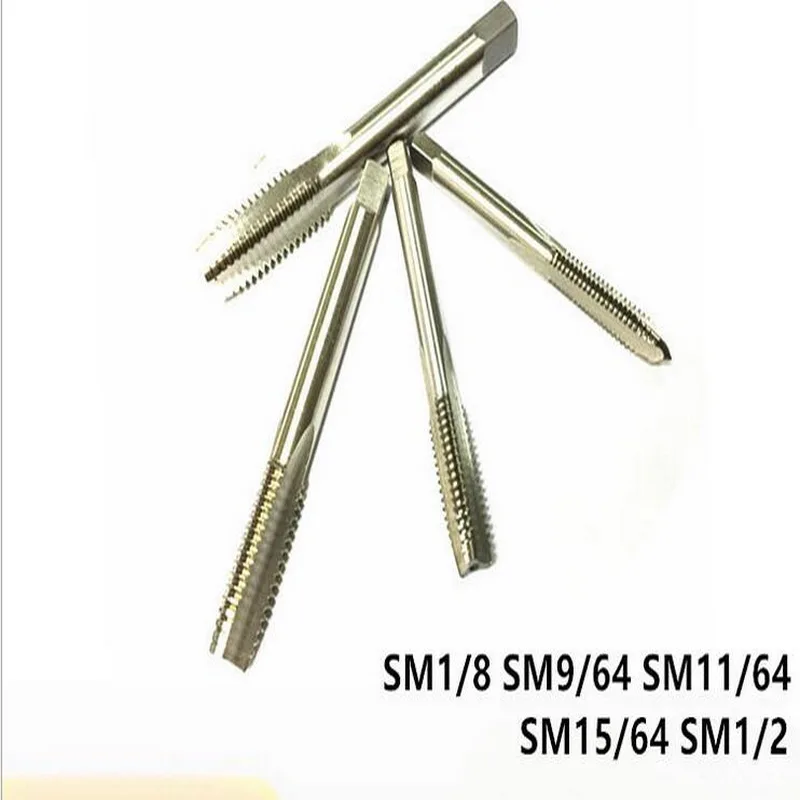 

Free shipping 2PCS of HSS6542 made SM standard needle thread taps SM1/8-44 machine tap for special sewing machine screw tapping