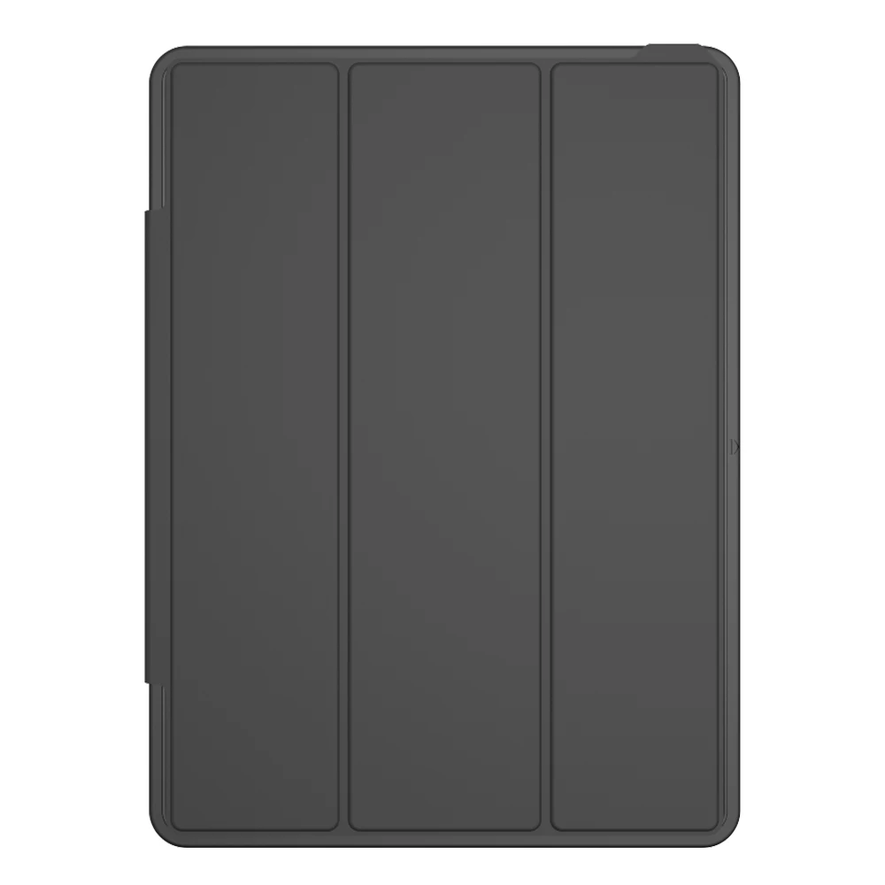 For New iPad Pro 12.9 2017 2015 3-Layer Smart Cover Case Hybrid Armor Shockproof Heavy Duty PC+TPU+PU Folding Stand Hard Case