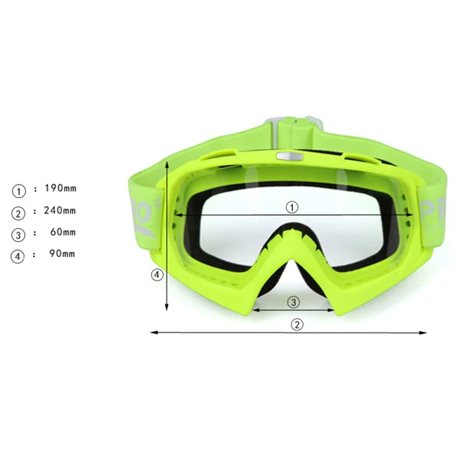 Propro зеленые очки для мотокросса, очки для лыж, сноуборда, квадроцикла, маска, мотоциклетный шлем, Dirt Bike Mx очки для Ktm Kawasaki Fans