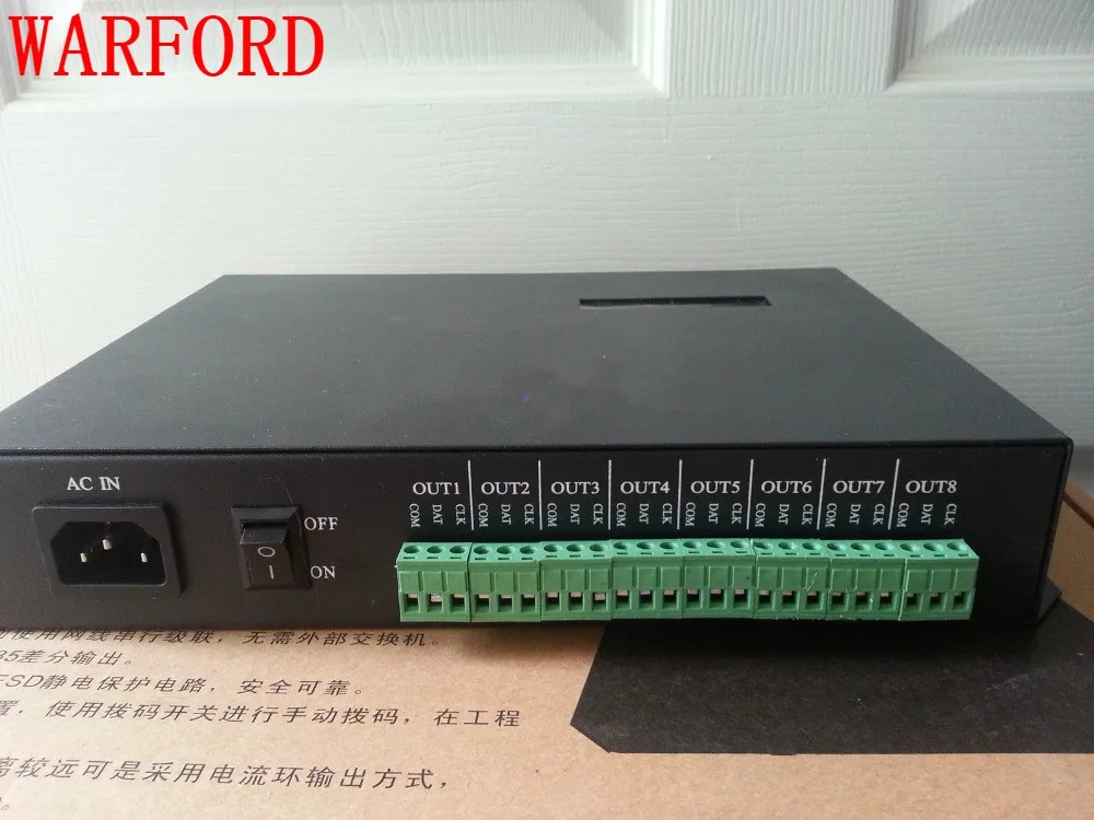 

T200K online/offline led pixel controller, can be controlled via PC, compatible WS2812 WS2811 6803 WS2801 IC RGB controller