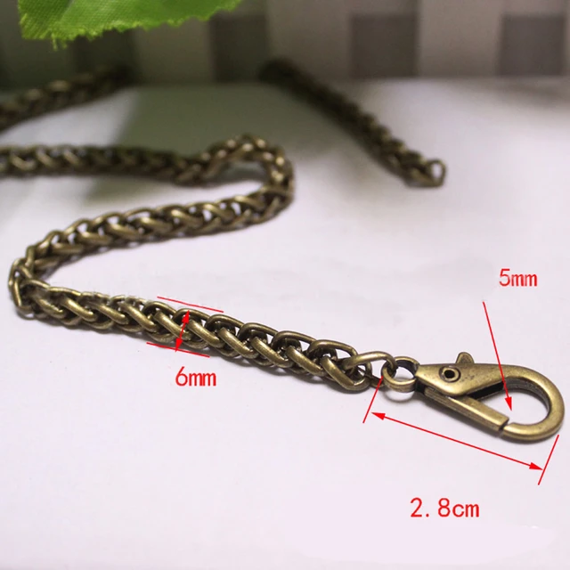 Cadena para bolso de hombro, asas de bricolaje, correa de cadena de Metal,  linterna, bolsa, cinturón de repuesto desmontable, accesorios sólidos para  bolso - AliExpress