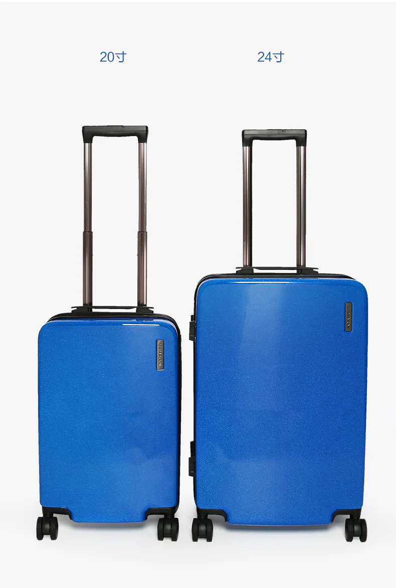 20/24 inch путешествия чемодан на колесах Для женщин cabin вращающийся багажник модные блестящие звезды тележка Дорожный чемодан с колесиками