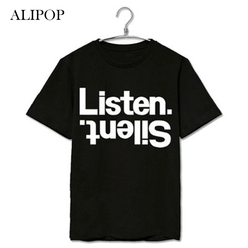 Youpop Bangtan/футболки для мальчиков с надписью «Live Concert Listen Silent», хлопковая одежда, футболка, топы с короткими рукавами, футболки DX029