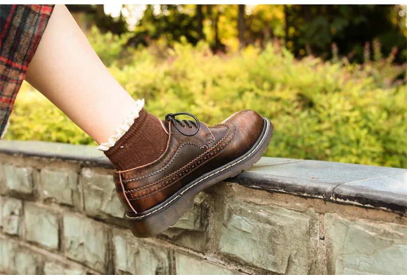 British Retro Leather Shoes