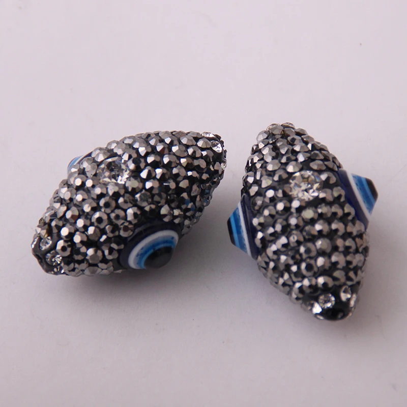 Bohemian Tribal, Crystal Evil Eye Beads Charm For Jewelrybeads charms