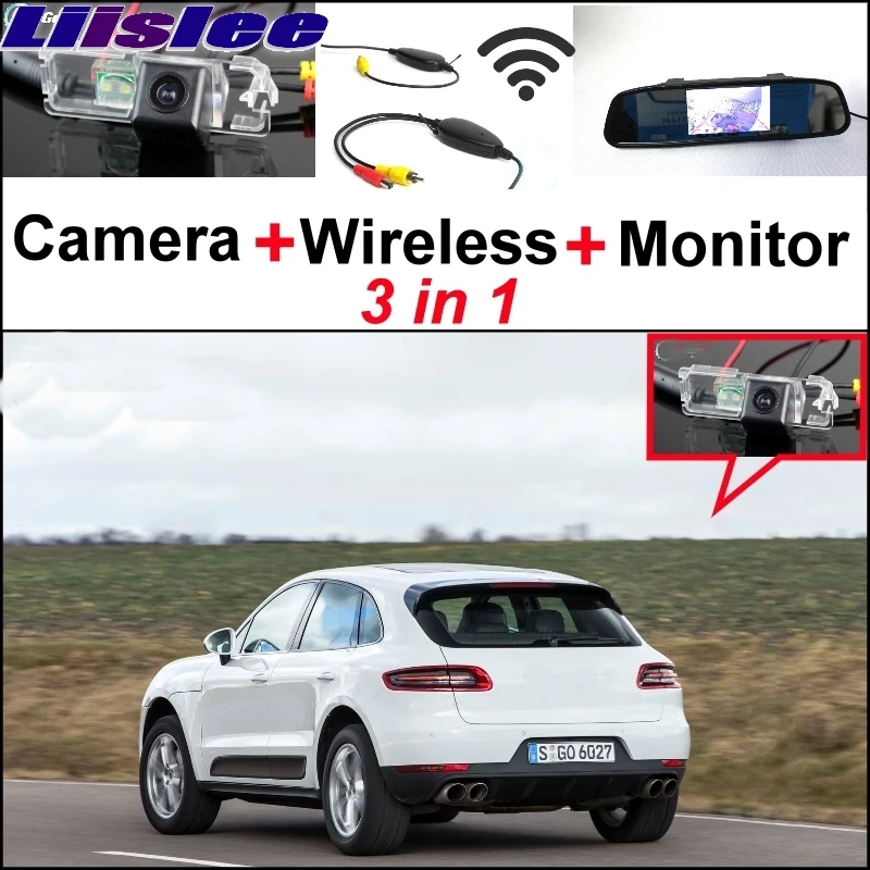 

Liislee 3 in1 Special Wifi Camera + Wireless Receiver + Mirror Monitor Easy DIY Back Parking System For Porsche Mancan 2014~2015