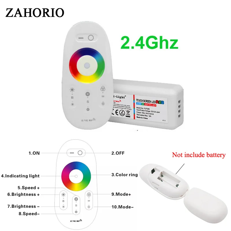 ZAHORIO 30 светодиодный s SMD5050 RGB Светодиодная лента Водонепроницаемый светильник DC 12