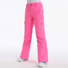US famous brand themal outdoor sport ski pants/women winter black pants/snowboard High waterproof pants for Christmas