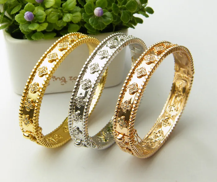 2017 Luxury brand replica jewelry AAA zircone stones women bracelet