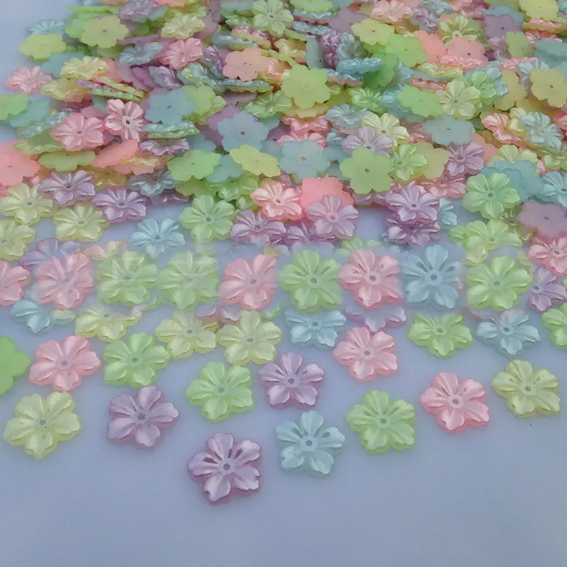 

Free Shipping multicolor wholesale 12mm 500pcs Maple leaf design flat beads Suitable for DIY scrapbook accessories 003010004