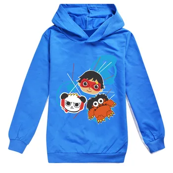 

Spring Autumn Boys Ryan Toys Review Hoodie Girls World Cartoon Sweatshirt Kids Hoody Thanksgiving Long Sleeve T Shirt Clothes