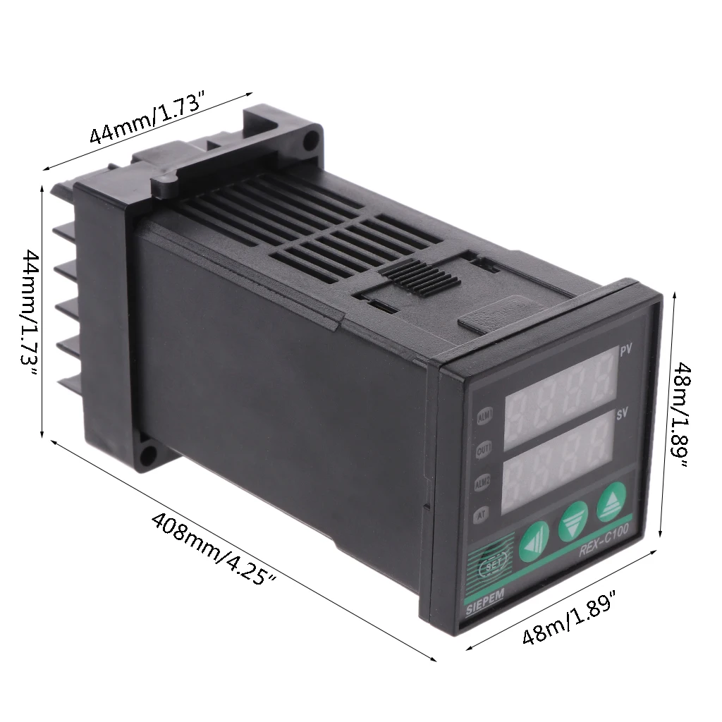 PID цифровой регулятор температуры REX-C100 0 до 400 градусов Цельсия K Тип вход SSR выход