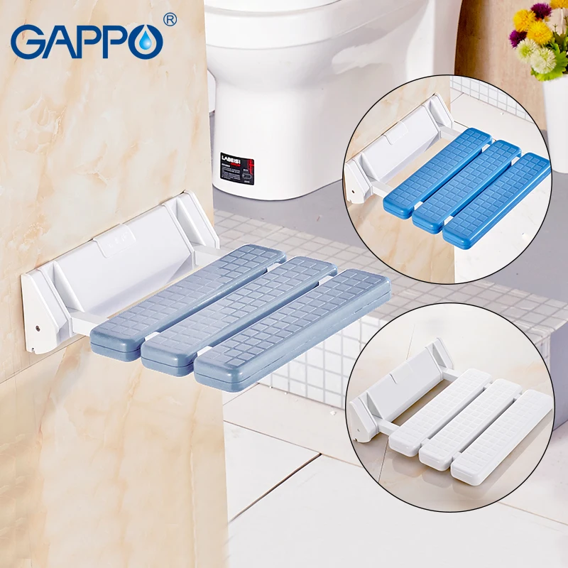 

GAPPO Wall Mounted Shower Seats folding shower seat chair bench toilet chair bath shower stool folding bench bath seats