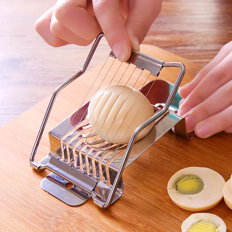 WHISM Stainless Steel Tomato Mushroom Boiled Cutting Slice Egg Slicer