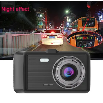 

2019 4in 1080P Dual Lens Car Dashboard DVR Video Recorder Dash Cam + Rearview Camera Dropshipping dashcam dual vidioregistrator