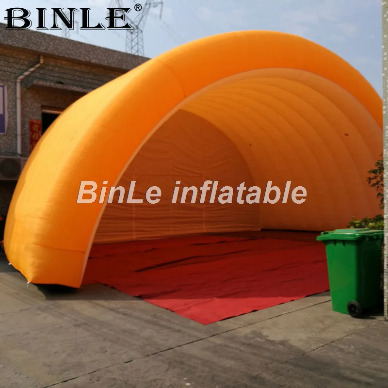 30ftWx20ftDx17ftH orange giant inflatable stage arch inflatable stage