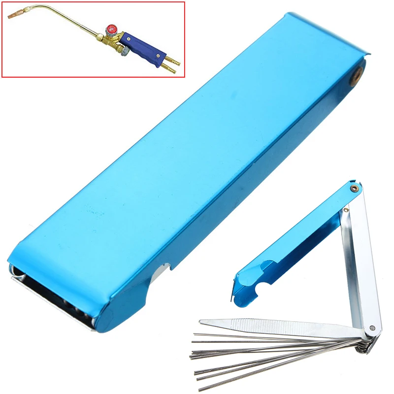 DWZ 14 in 1 Welding Tip Cleaner Cutting Nozzle Needles Kit Stainless Steel Reamers