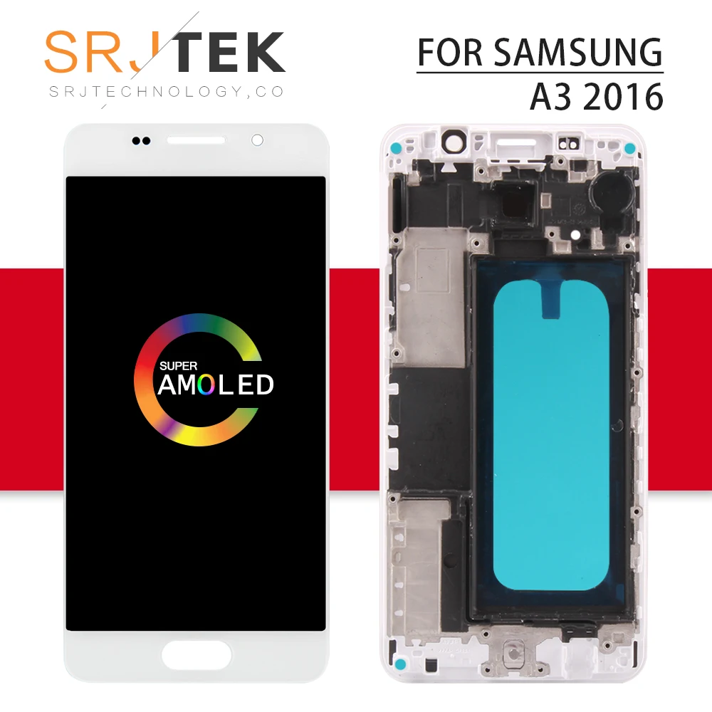

A310F LCD For Samsung Galaxy A3 2016 A310 LCD A3 Display Touch A310 Screen Digitizer Sensor Frame A3 2016 LCD Display SM-A310