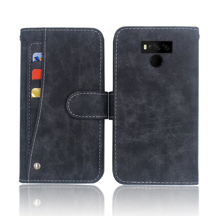 

Hot! Leagoo XRover C Case High quality flip leather phone bag cover Case For Leagoo XRover C with Front slide card slot