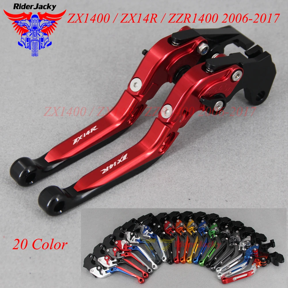 

CNC Extendable Foldable Motorcycle brake Clutch Levers For Kawasaki ZX1400/ZX14R/ZZR1400 2006-2017 ZX14 R 2016 2015 2014 2013