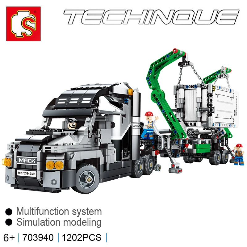 

Sembo Blocks Technic Series Mack Anthem Truck 42078 Building Bricks Model Educational Diy Toy Birthdays Gift