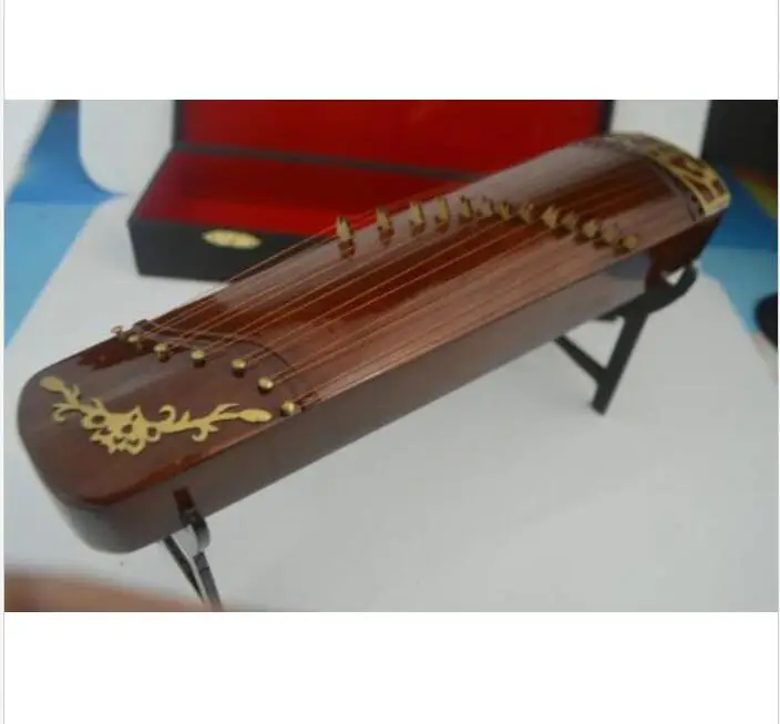 1/6 FIGURE wood Guzheng model China Musical instrument Length 25cm