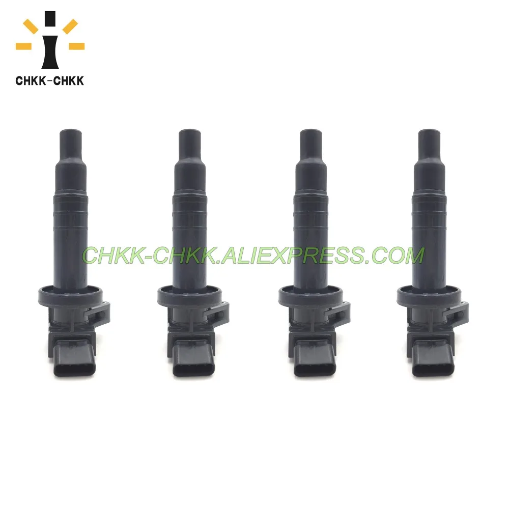 4 шт.. CHKK-CHKK автомобильный аксессуар OEM 90919-02239 Катушка зажигания для Toyota Corolla Celica для Chevy Prizm Pontiac Vibe 1.8L UF247