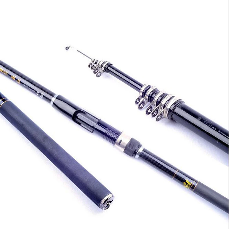 Сверхжесткий карбоновый спиннинг телескопическая удочка 3 6 м 4 5 7 2 м|telescopic fishing