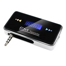 3.5 mm Wireless Car Radio Music Audio FM Transmitter HandsFree FM Modulator Transmissor FM LCD displayer for iPhone Android
