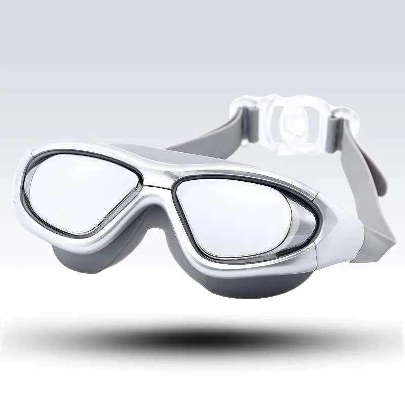 Gafas de natación miopía hombres profesionales Anti niebla gafas impermeables arena adultos natación gafas Natación máscaras de buceo óptico