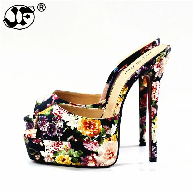 

2019 flip flops:44 45 46 47 48 Summer women wedding shoes 14cm thin high heels Open Toe sexy crossdress sandal Evening pumps yuj
