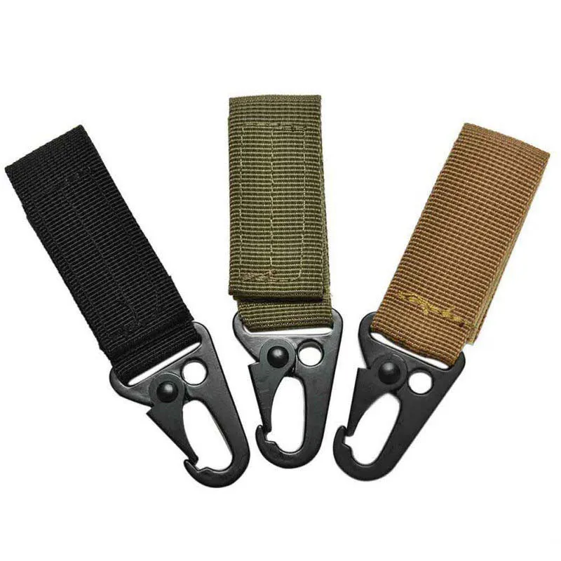 

Military Nylon Key Hook Outdoor Tactics Multi Functional Climbing Buckle Olecranon Hook