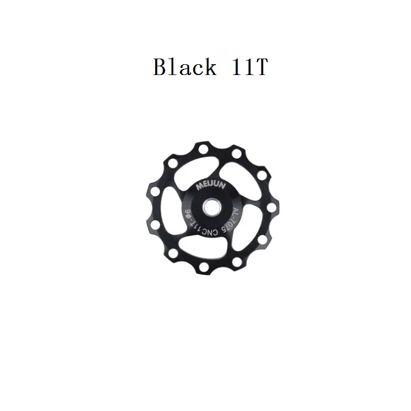 2 قطعة/الوحدة 11 T/13 T سبائك الألومنيوم دراجة الخلفي Derailleur البكرة الأسطوانة الدراجة الجبلية MTB عجلة شدادة بكرة تحمل دليل عجلات
