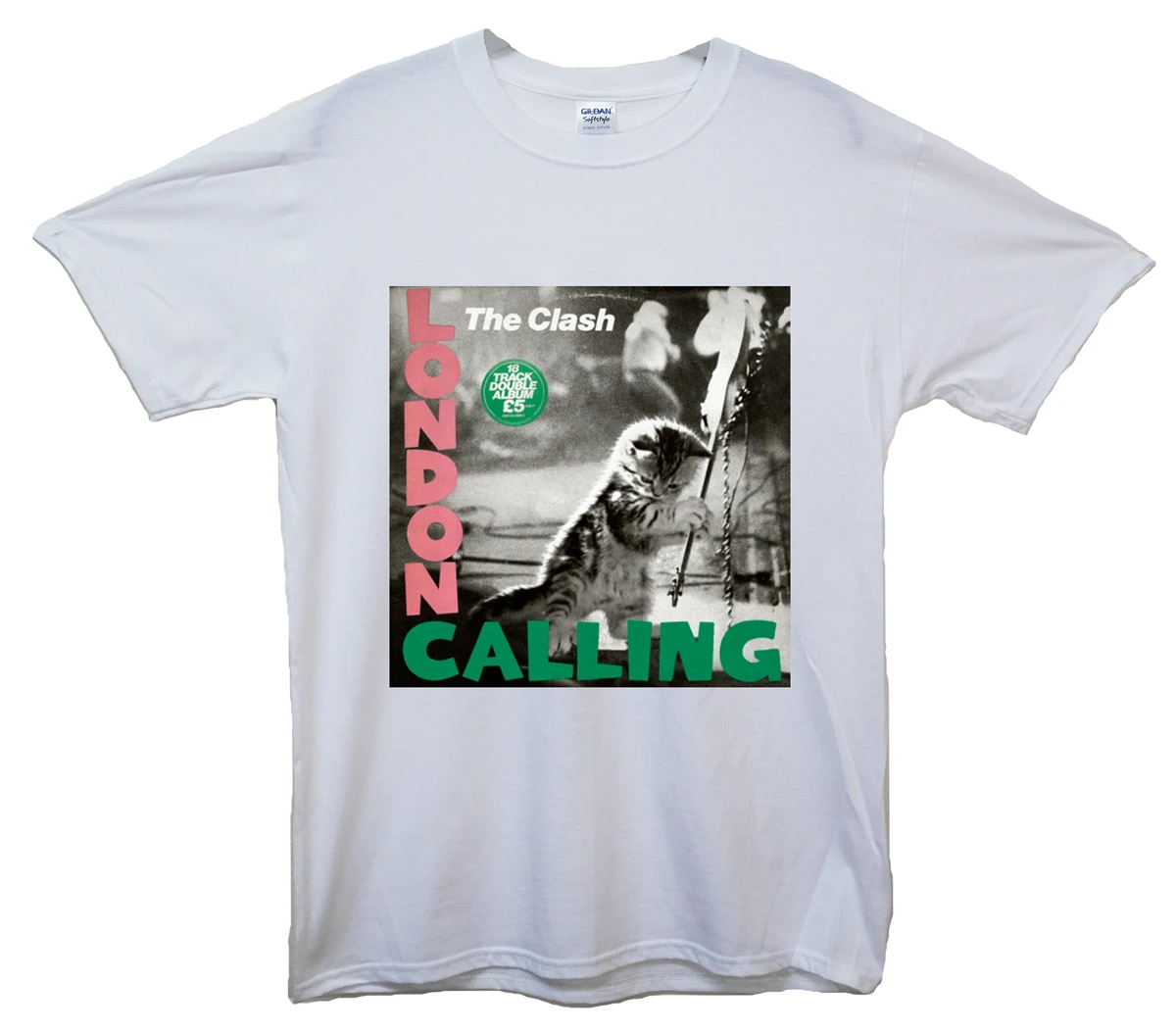 the clash london calling t shirt white