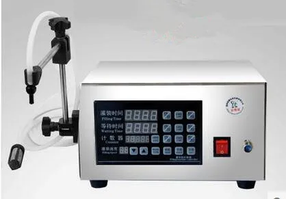 

LT-130 all stainless steel shell CNC liquid filling machine,Single chip microcomputer control water automatic filling machine