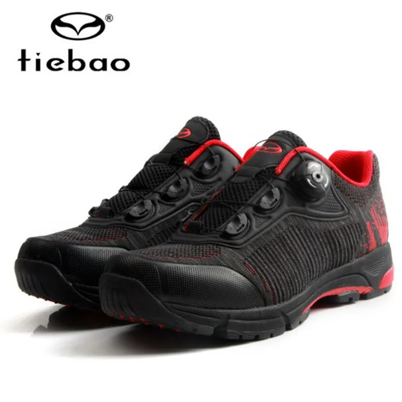 Tiebao велосипедная обувь sapatilha ciclismo mtb спортивные кроссовки дышащая обувь для отдыха на горном велосипеде самоблокирующаяся велосипедная обувь