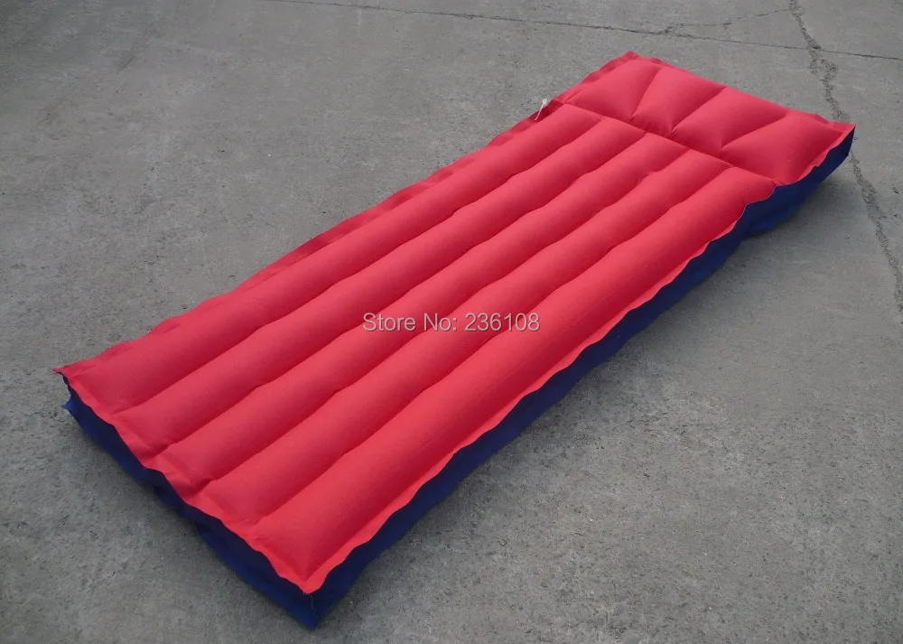 Outdoorcampingairmattresssize194x72cm5tubeinflatableairbedcottonrubbercamping