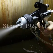 Хромированный пистолет-распылитель с двумя головками, двойное сопло, посеребрение, Пенополиуретан, зеркало, хромированная краска, нано