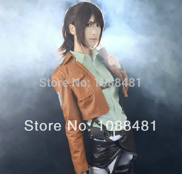 

Attack on Titan Shingeki no Kyojin Legion Cosplay Costume Embroider Jacket Coat Any Size artificial leather High Quality