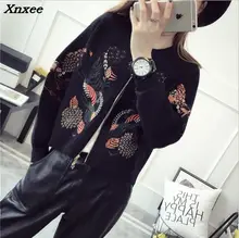 2018 Autumn Cardigans Winter Warm Women Long Sleeve Casual Sweater Knitted Tops Xnxee 2017 autumn pregnancy long sweater tops maternity casual oversize cardigans long sleeve knitted outwears for pregnant women