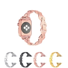 stainless steel strap for apple watch band 42mm 38mm link bracelet wrist band strap for iwatch 3/2/1 metal buckle strap