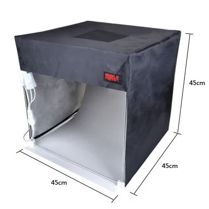 

45X45X45CM Portable Mini Kit Photo Studio Light Box Photo Box Lighting Softbox Mini Studio Photo shooting box cd50