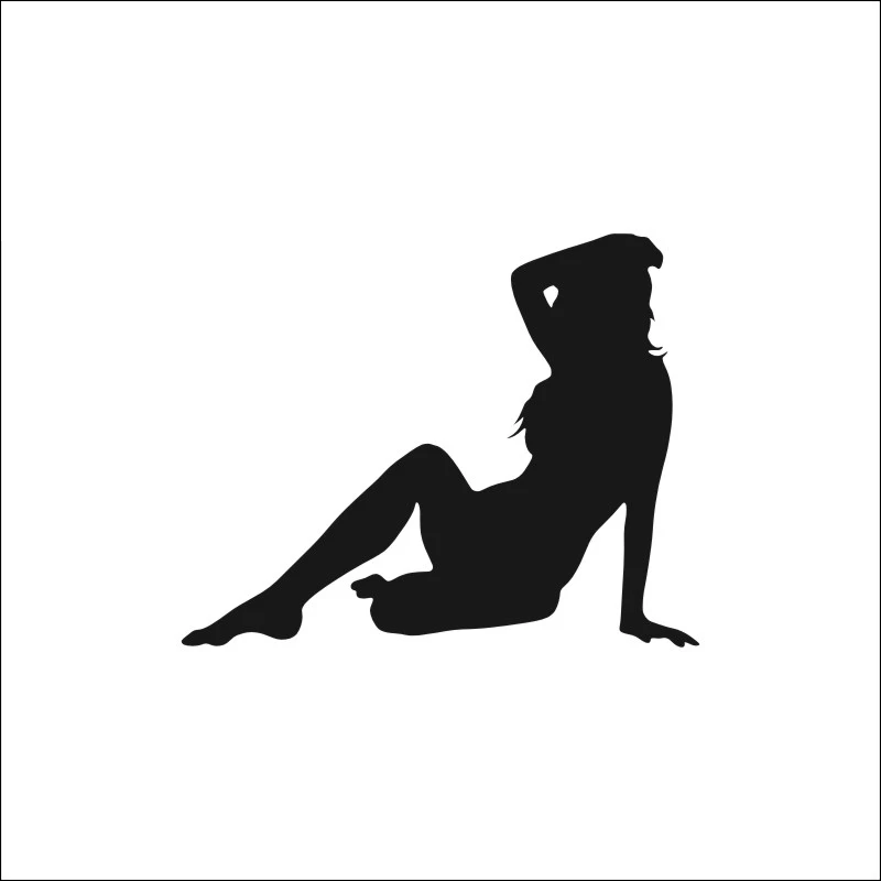 DCTAL SEX GIRL Pegatina Sexy chica caliente desnuda belleza забавная Автомобильная наклейка ventana Humor motocicleta