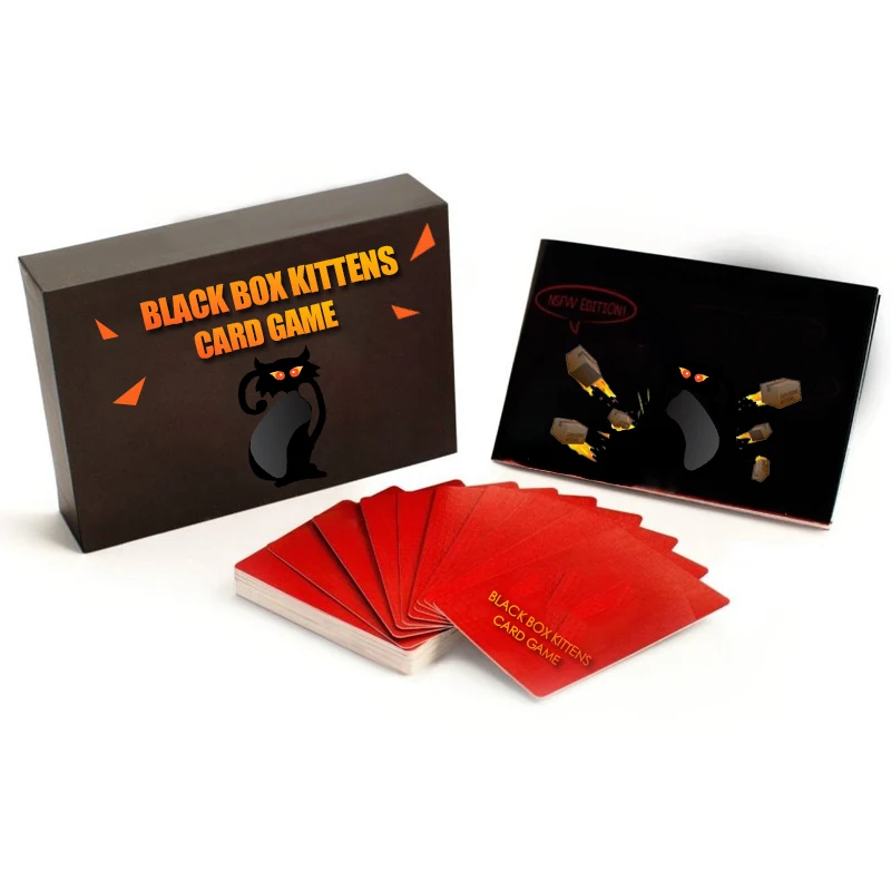 

Not Safe Edition Card Game Party Kittens Card Basic Expansion Kittens Laser Beams Kids Fun Parent-child Adult gathering Game
