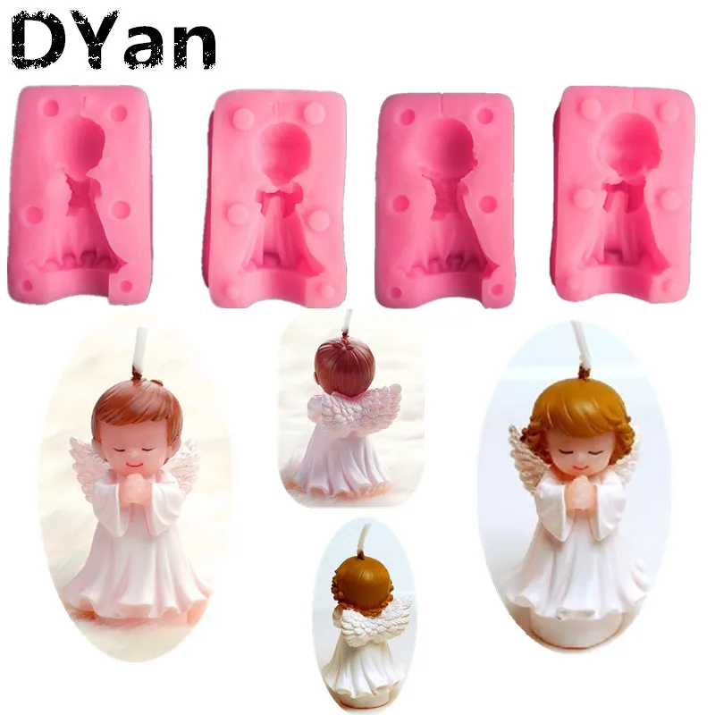 

3D Kitchen DIY Boy And Girl Model Cake Frame Silicone Mold Cake Decoration Tool Candy Chocolate Biscuit Baking Mould A1499