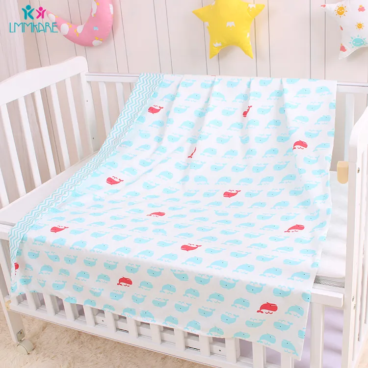 Одеяло для новорожденного ребенка, хлопковое мягкое детское постельное белье, одеяло, дышащее одеяло, покрывало с рисунком, детское одиночное пуховое одеяло