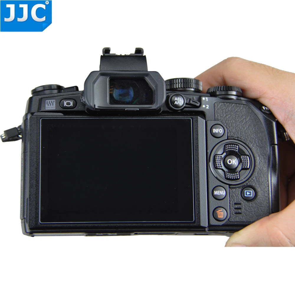 JJC Film de protection d/écran en verre optique ultra fin pour Canon EOS R6 Full Frame sans miroir
