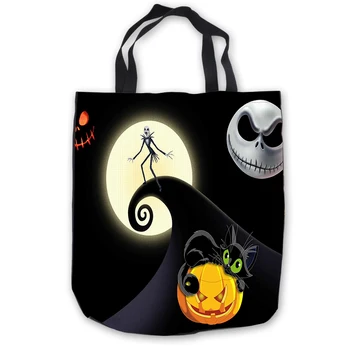 

Custom Canvas nightmare ToteBags Hand Bags Shopping Bag Casual Beach HandBags Casual 180713-1-48