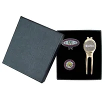 Гольф Магнитный маркер мяча шляпа клип Инструмент для углубления подарочный набор для гольфа